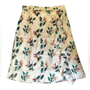 Ted Baker Women's Floral Ruffle Skirt in Pink Multicolor, Size L